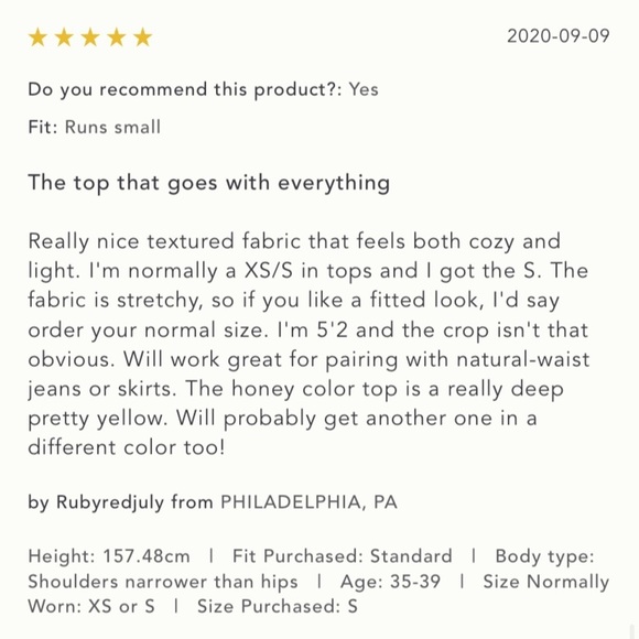 Anthropologie NWT Maeve Josefa Ribbed Tee Size XS - Picture 9 of 16